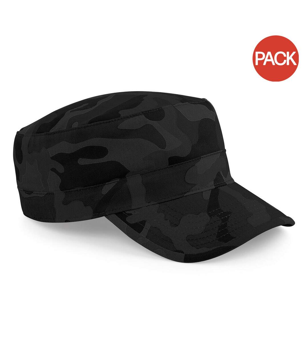 Lot de 2  casquettes à motif camouflage adulte camouflage nuit Beechfield-1