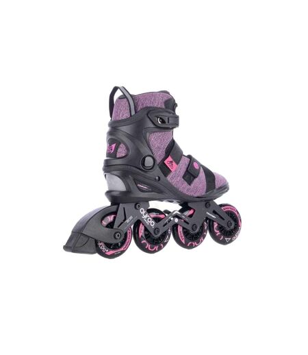 Patins À Roulettes Alignées Ayroo Femme 37 Fr Noir Rose Tempish