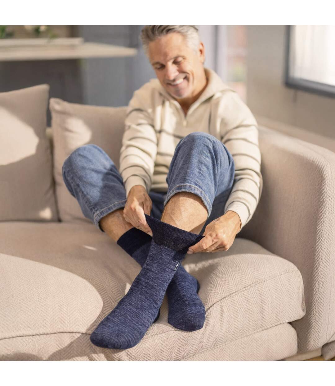 Gentle Grip- Lot De 3 Chaussettes Thermiques Homme Hiver Doublure Chaude-3