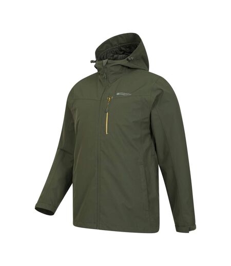 Mens Brisk Extreme Waterproof Jacket Green Mountain Warehouse