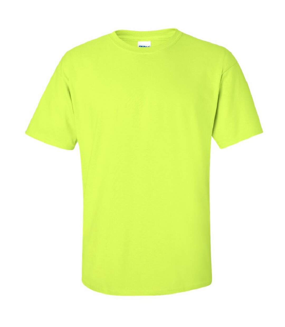 T-shirt à manches courtes homme vert sécurité Gildan