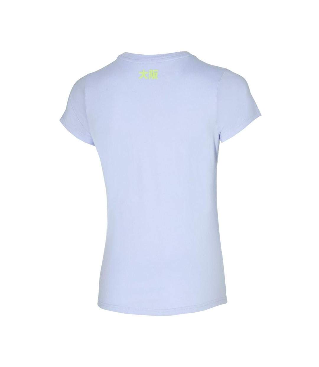 T-shirt Bleu Femme technique Mizuno Athletic K2GA2202-03 - L