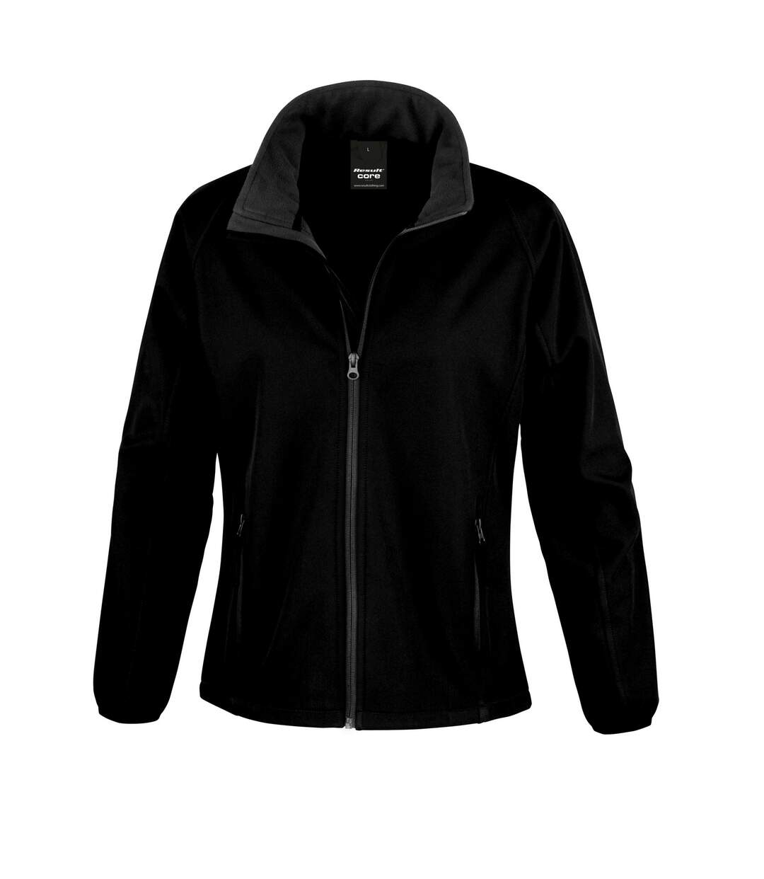 Womens/ladies softshell body warmer black Result