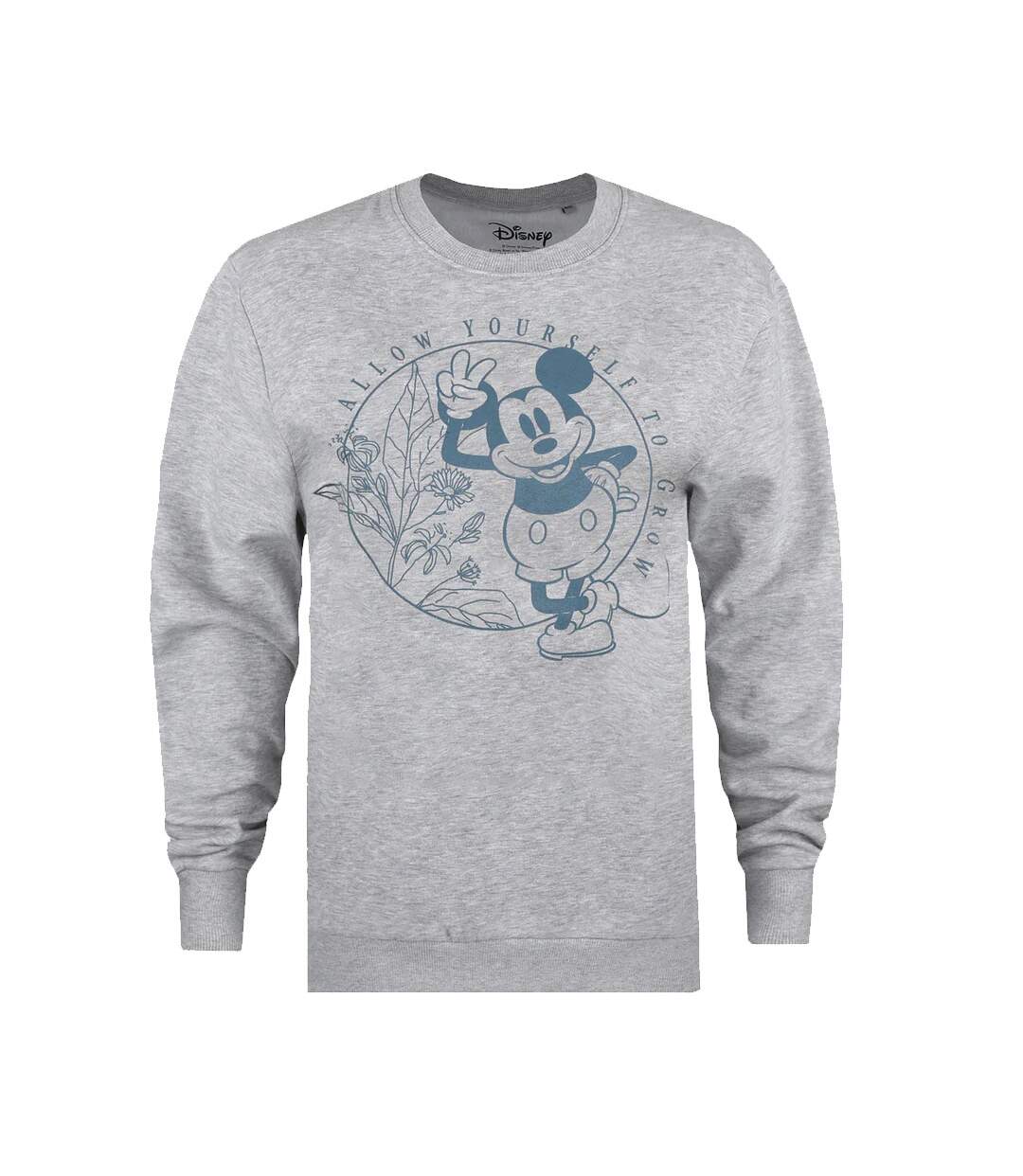 Disney - Sweat ALLOW YOURSELF TO GROW - Femme (Gris Chiné) - UTTV496-1