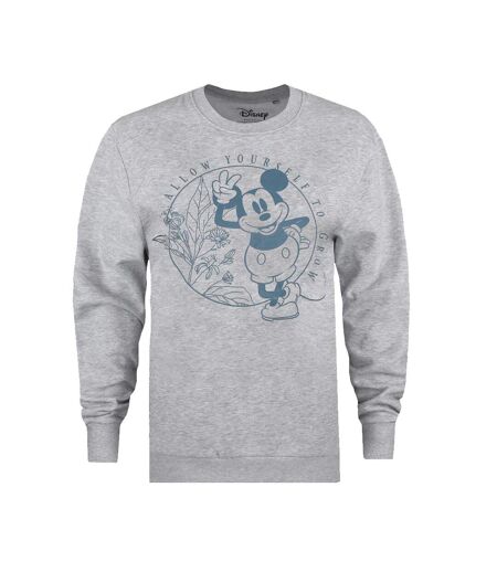 Disney - Sweat ALLOW YOURSELF TO GROW - Femme (Gris Chiné) - UTTV496