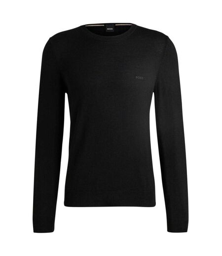 Mens Botto Knitted Jumper Black Boss