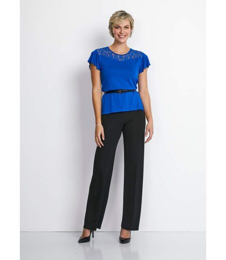 T-shirt manches courtes dentelle