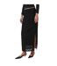 Womens/ladies Geometric Pencil Skirt Black Hugo-4