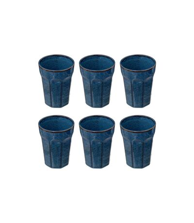 Lot de 6 Mugs Design Roma 40cl Bleu