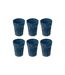 Lot de 6 Mugs Design Roma 40cl Bleu-1
