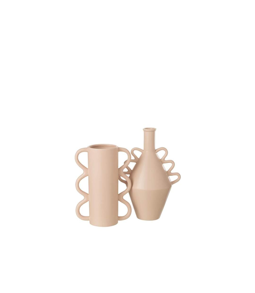 Vase avec Anse Design Vague Pinky Perfect 32cm Rose-2