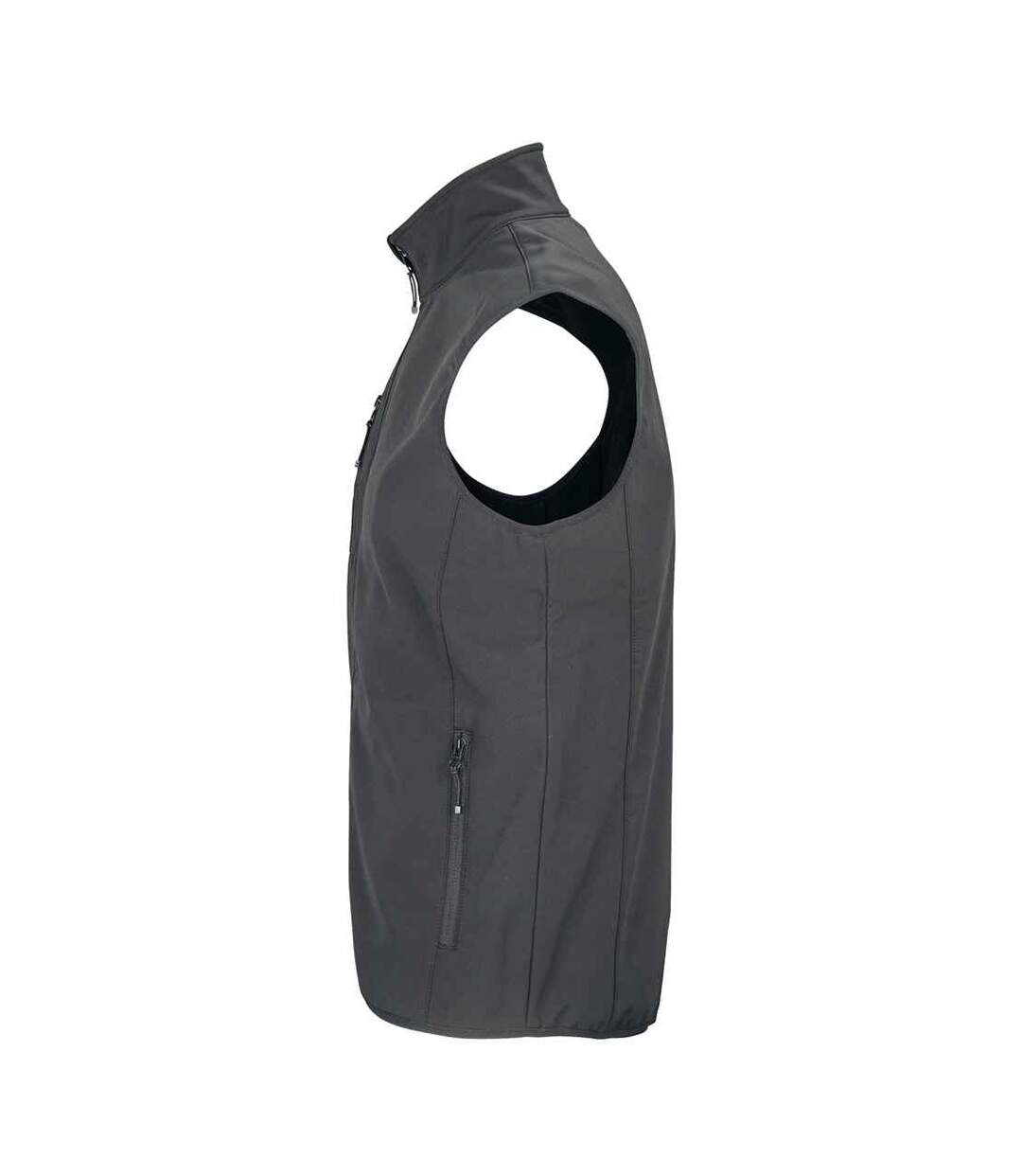 Veste Sans Manches Falcon Homme Gris Charbon Uni SOLS-3