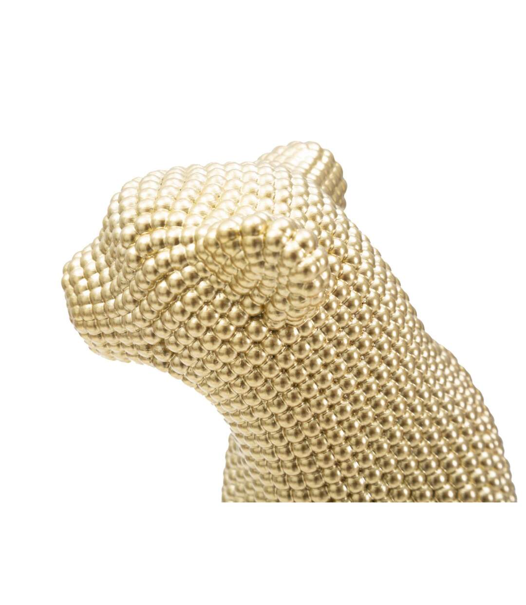 Statuette Déco en Résine Léopard 29cm Or-5