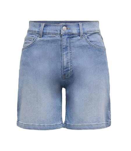 Short bleu clair femme only mia