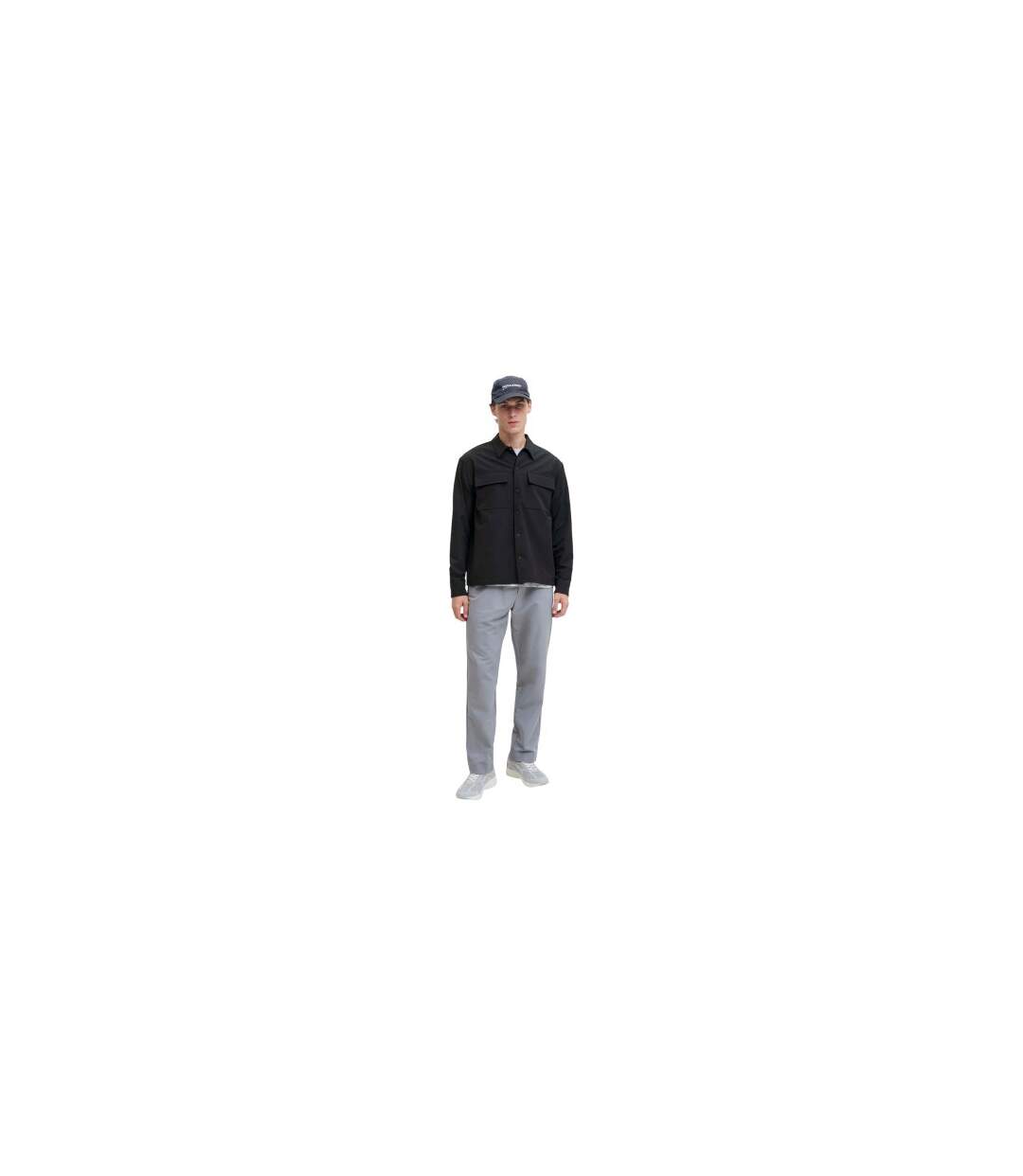 Chemise Manches Longues Motif/style Uni Commute Homme Noir Jack And Jones-1