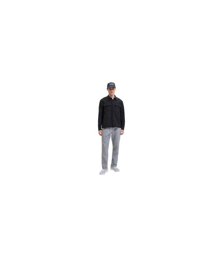 Chemise Manches Longues Motif/style Uni Commute Homme Noir Jack And Jones