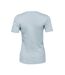 Womens/ladies Interlock Short Sleeve T-shirt Ice Blue Tee Jays-1