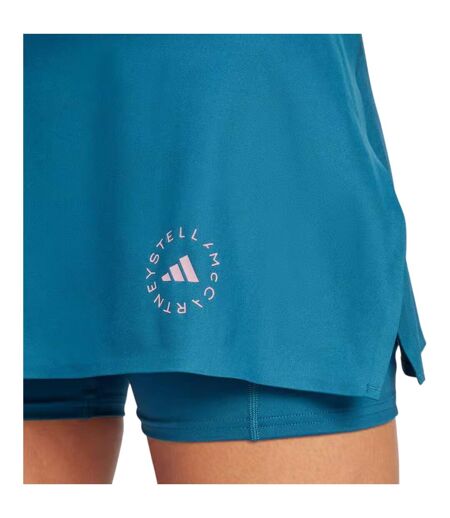 Jupe-short Sport Motif/style À Motifs Stella Mccartney Femme Vert Adidas