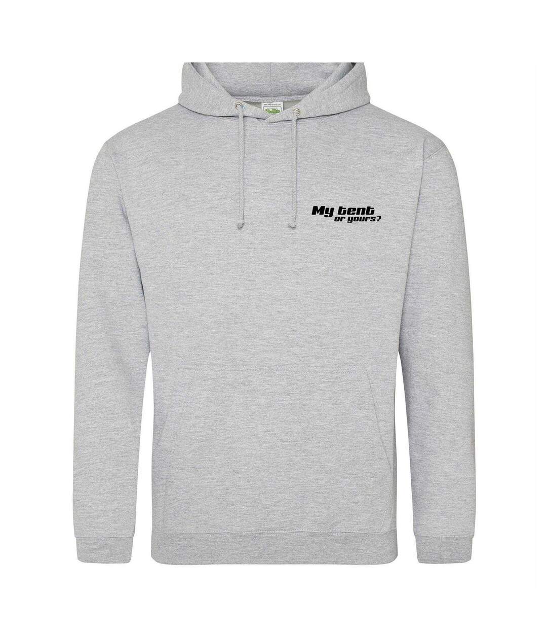 Mens My Tent Or Yours? Pullover Hoodie White AWD-1