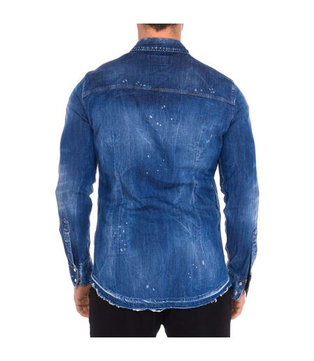 Men's long sleeve denim shirt S79DL0001-S30341