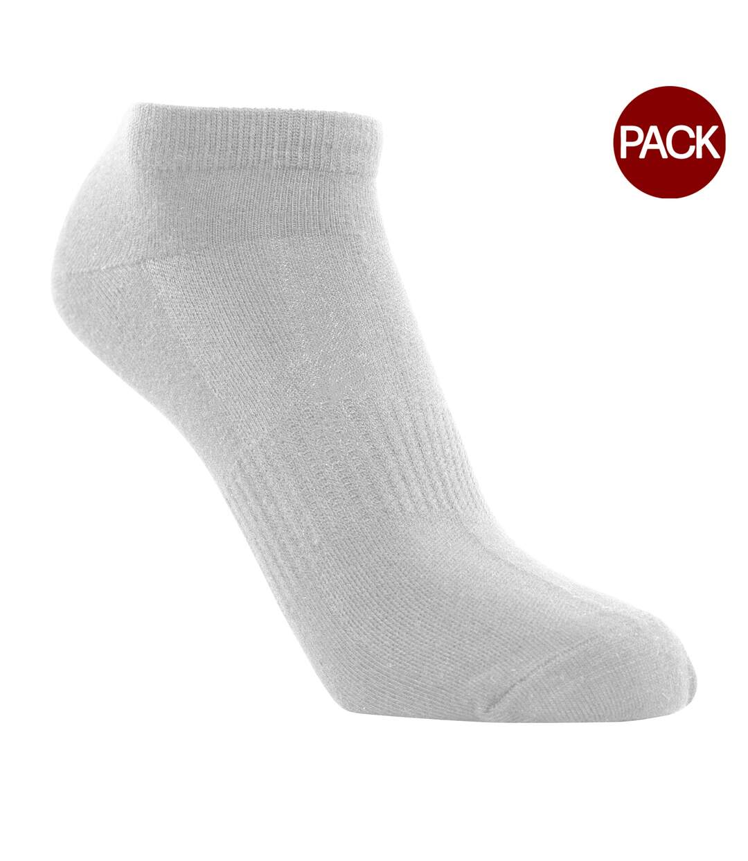 Pack of 5  Unisex adult orbital liner socks  white Trespass