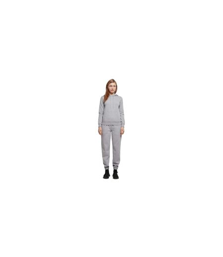 Womens/ladies Basic Hoodie Gris Chiné Build Your Brand