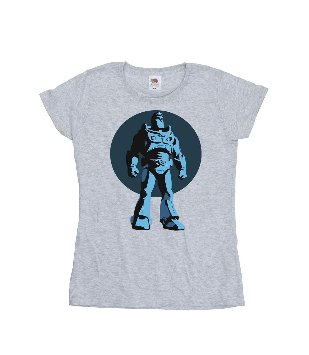 Disney Femme/Ladies Lightyear Buzz Standing Circle - T-shirt en coton (Gris sportif) - UTBI28972-1