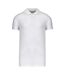 Kariban Mens Piqué Natural Short-Sleeved Polo Shirt (White)