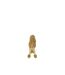 Statuette Caniche Debout Trina 34cm Doré-5
