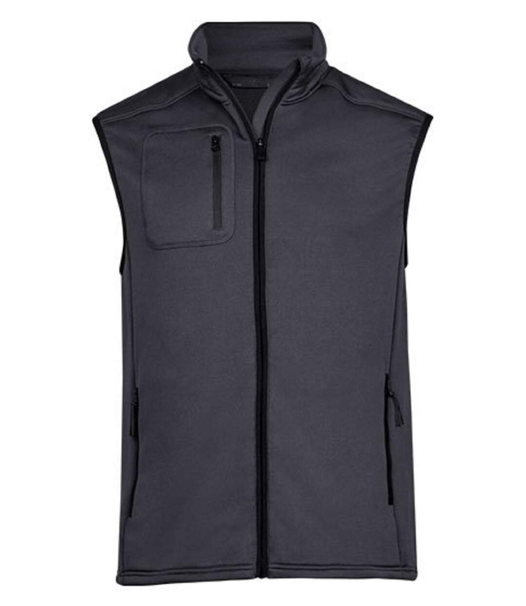 Gilet bodywarmer polaire extensible - Homme - 9104 - gris foncé