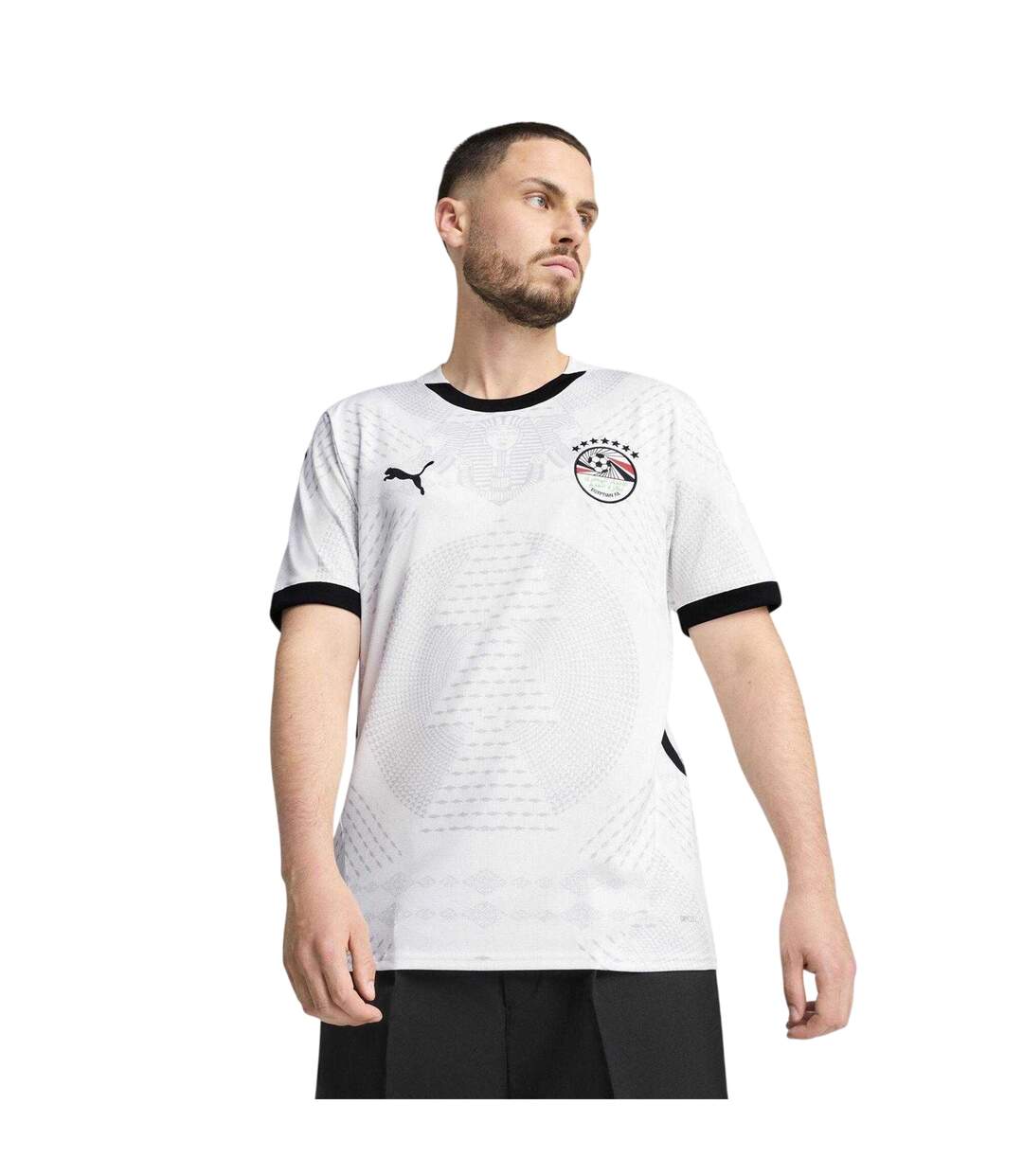 Maillot Extérieur Motif/style Puma Homme Blanc Egypt-1