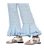 Womens/ladies Puff Sleeve Loungewear Set Blue Sleeper-3