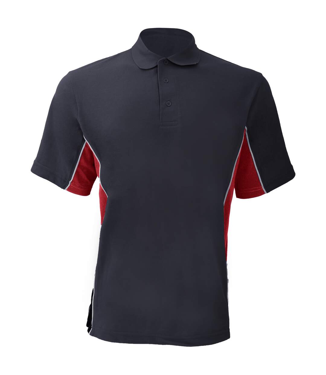 Polo à manches courtes homme bleu marine/rouge/blanc GAMEGEAR-1