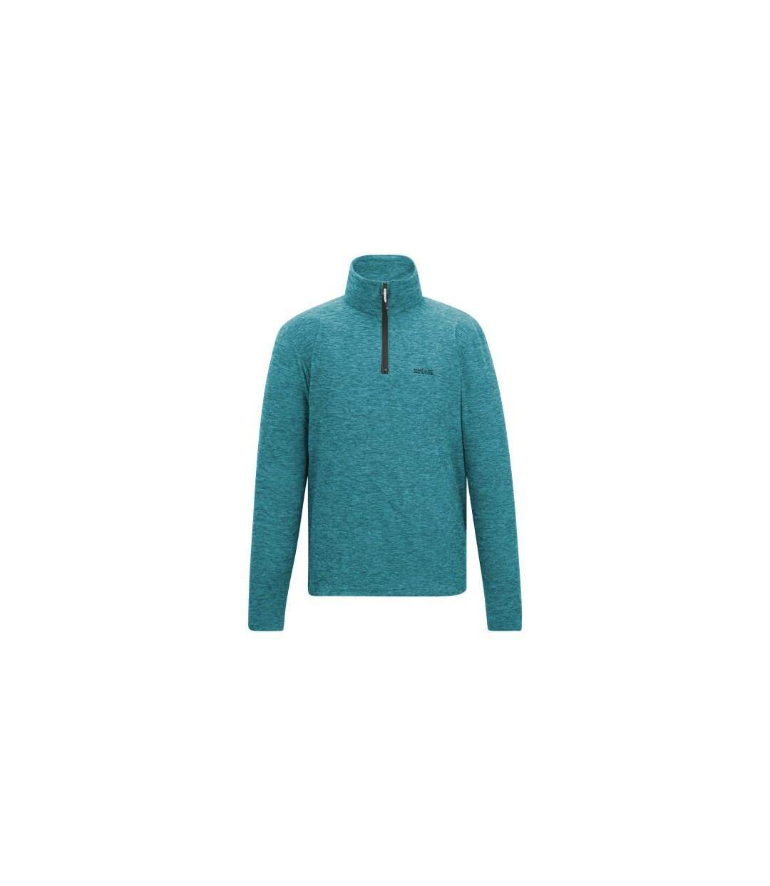 Mens Thompson Marl Half Zip Fleece Jacket Arctic Regatta-2