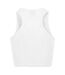 Haut Court Motif/style Côtelé Femme Blanc Urban Classics-2