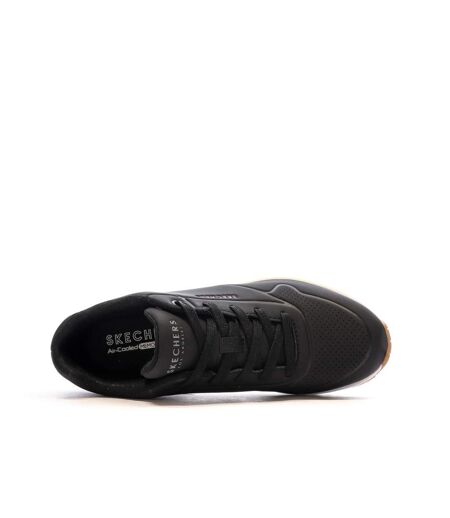Baskets noires femme skechers uno