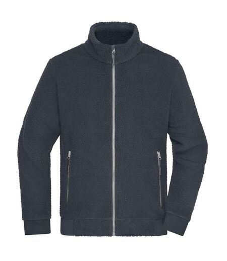 Veste Polaire Adulte Carbone James And Nicholson