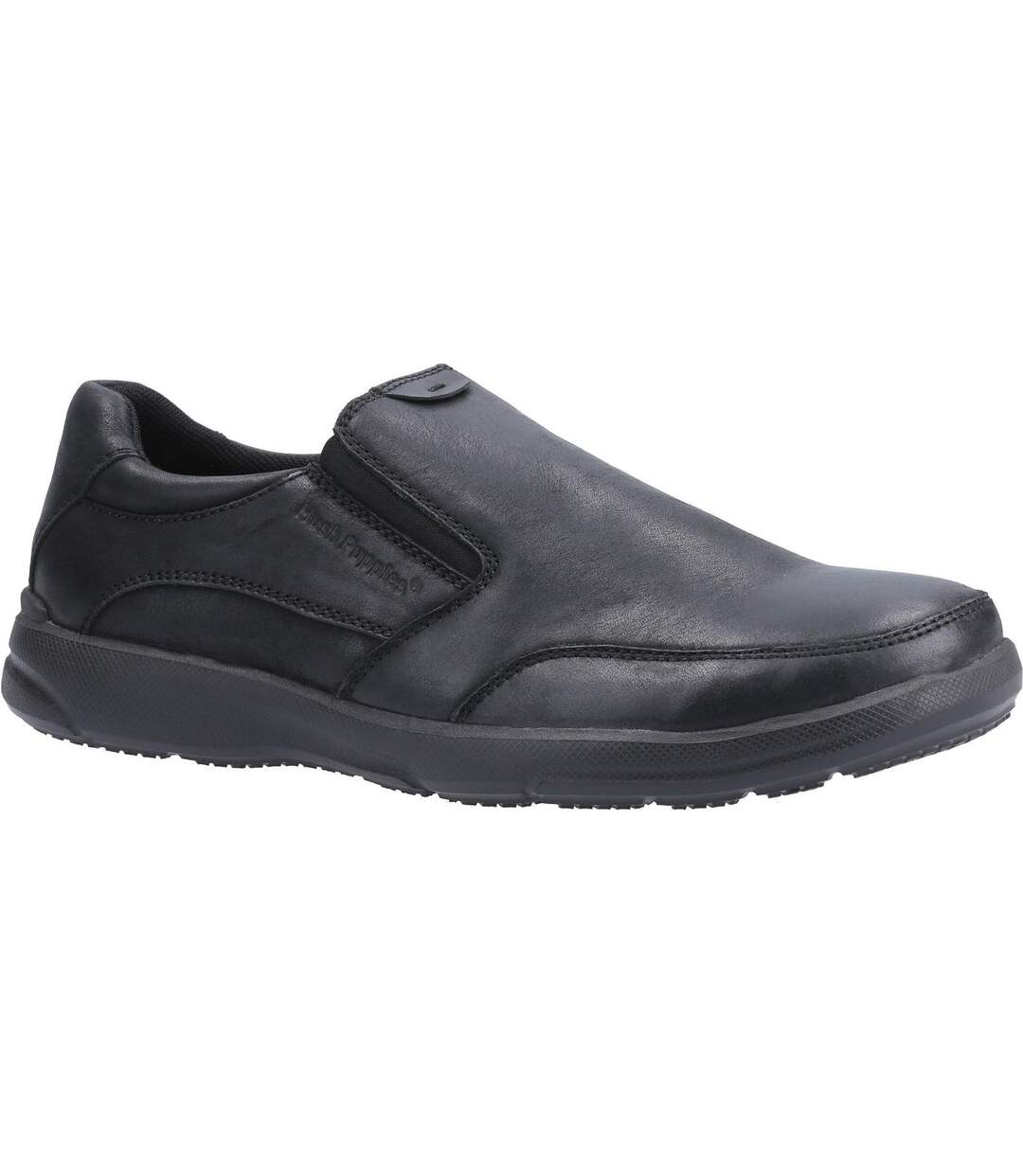 Chaussures en cuir aaron homme noir Hush Puppies