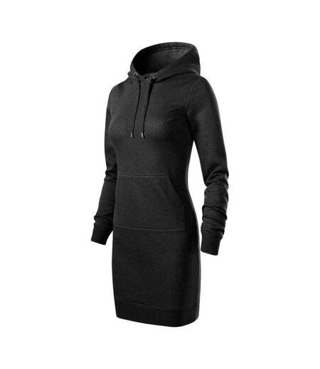 Robe À Capuche Snap Femme Noir Malfini