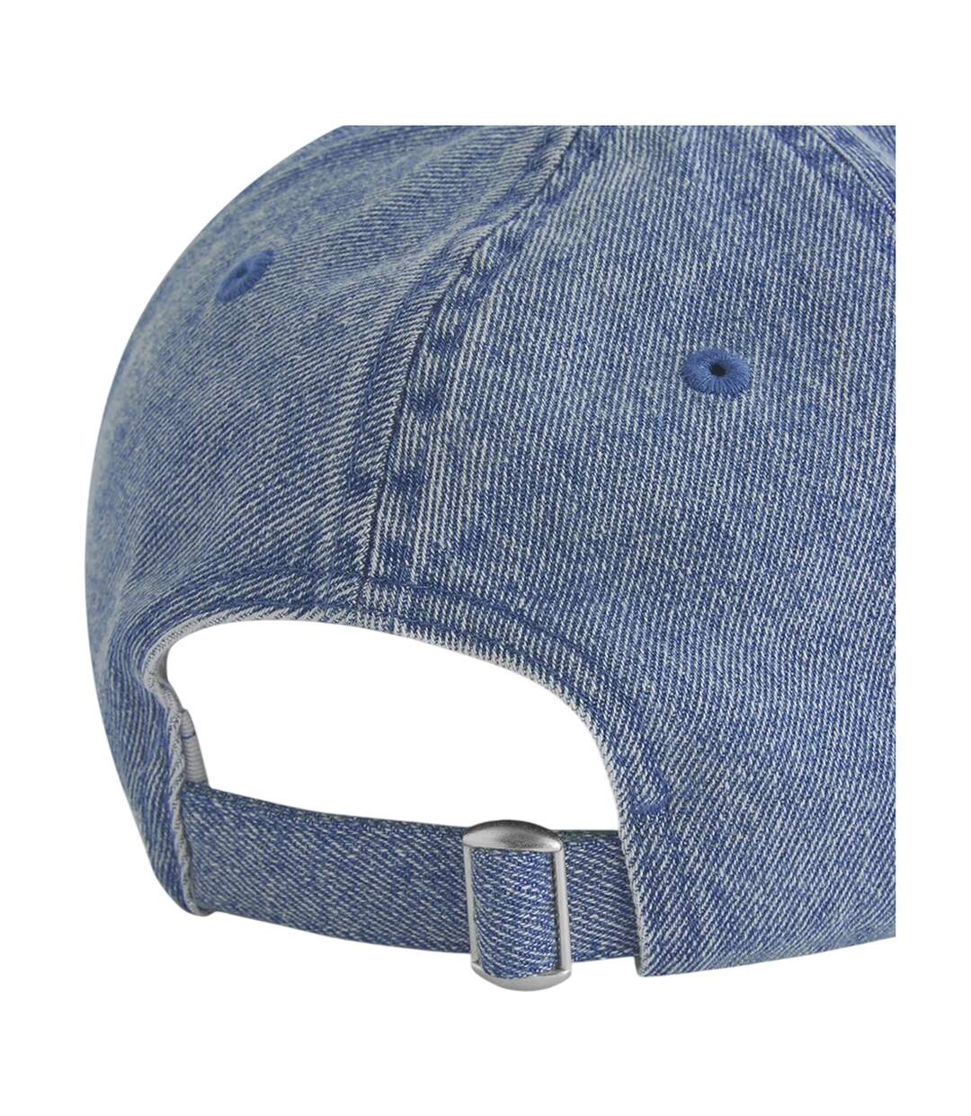 Casquette De Baseball Motif/style Uni Bleu Moyen Beechfield-4