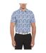 Chemise Manches Courtes Golf Motif/style Fantaisie Homme Bleu Foncé Original Penguin-4