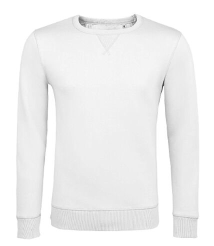 Sweat shirt col rond - Homme - 02990 - blanc