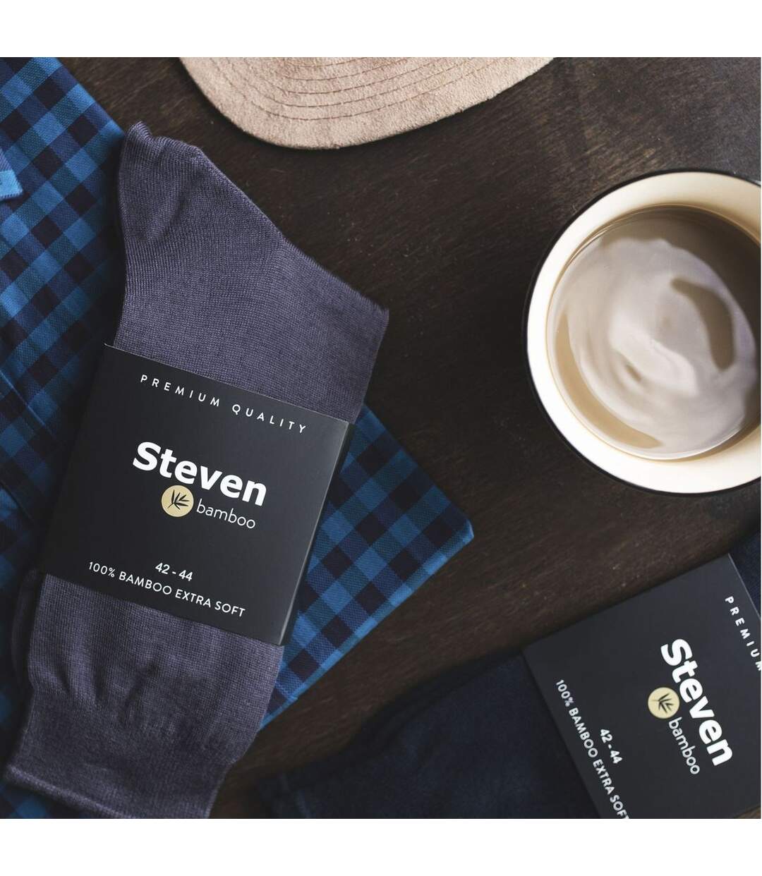3 Pack Mens Plain 100% Bamboo Socks-4
