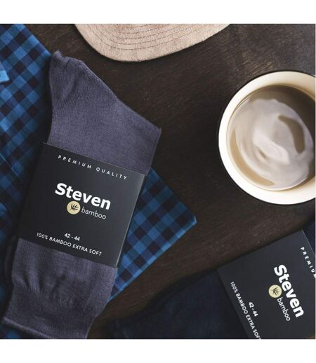 3 Pack Mens Plain 100% Bamboo Socks