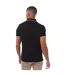 Mens Eagle Jacquard Polo Shirt Black Emporio Armani-3