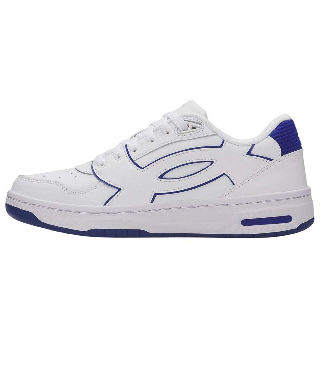 Mens Low Cut Trainers White Royal Blue Under Armour-2
