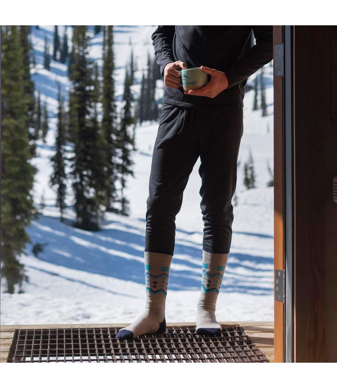 Heat Holders - 3 paires de chaussettes de ski thermiques longues pour hommes-3