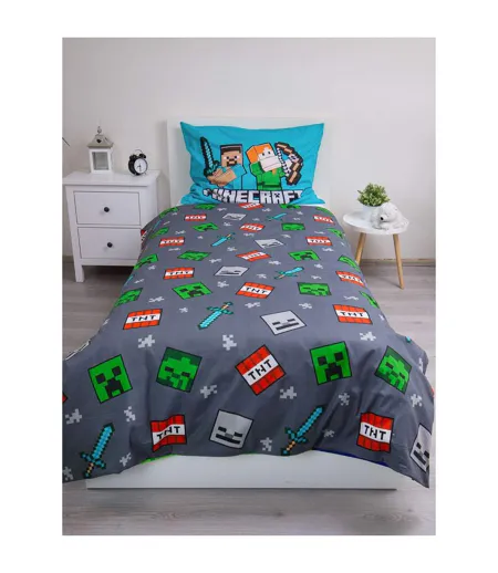 We Got This Single Duvet Cover Set Multicoloured Minecraft