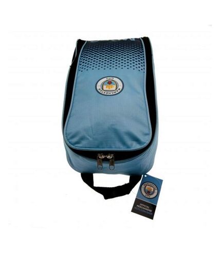 Manchester City FC Face Design Cleat Bag (Blue) (One Size) - UTTA5950