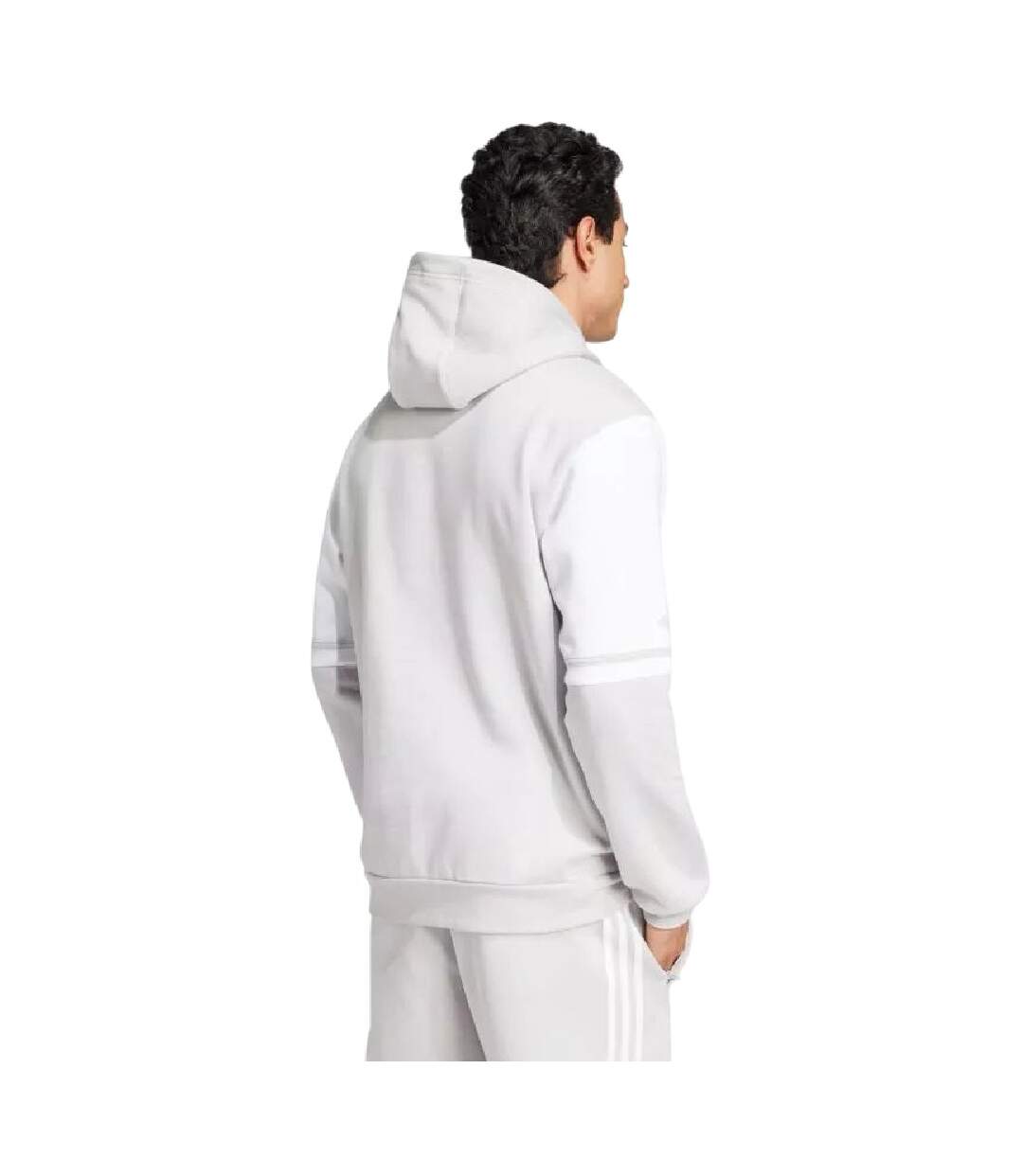 Sweat À Capuche Motif/style 3 Rayures Squadra Homme Gris Adidas-3